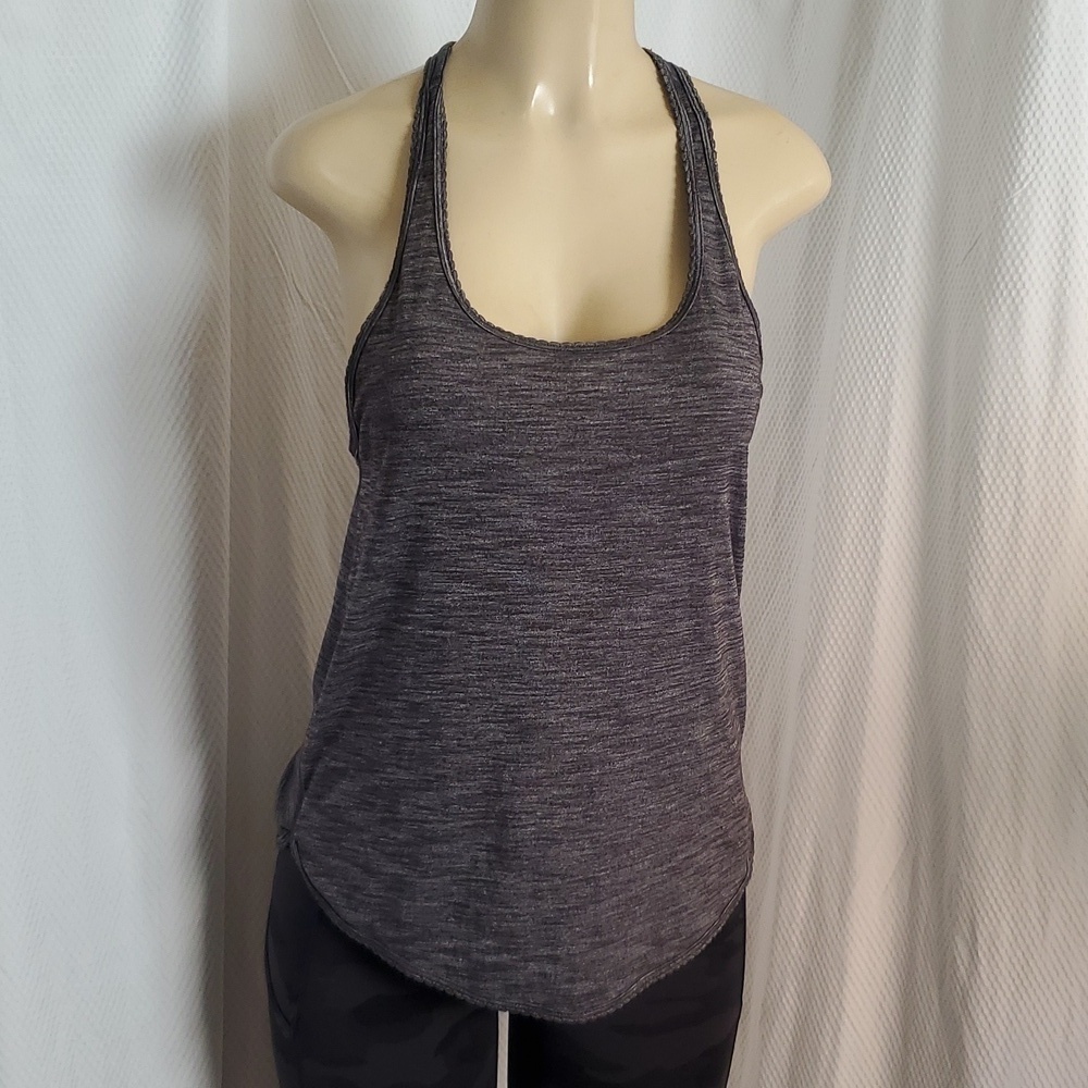 Lululemon Gray Racerback Tank Top Size 4